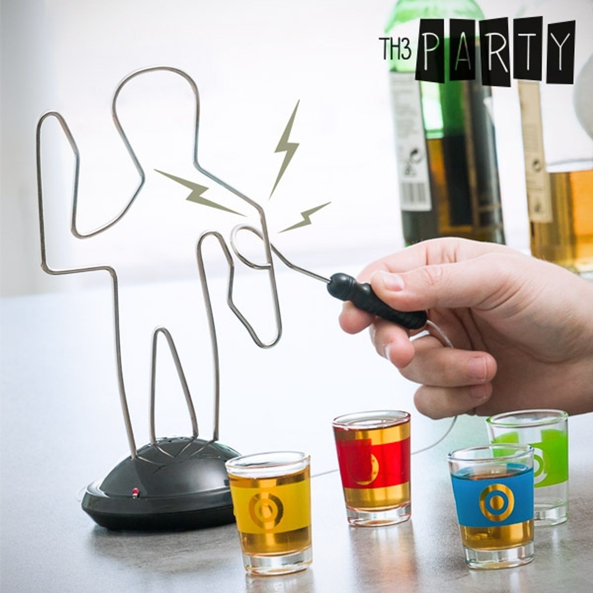 Επιτραπέζιο Παιχνίδι Ποτού με Σφηνάκια - Buzz Wire Drinking Game 